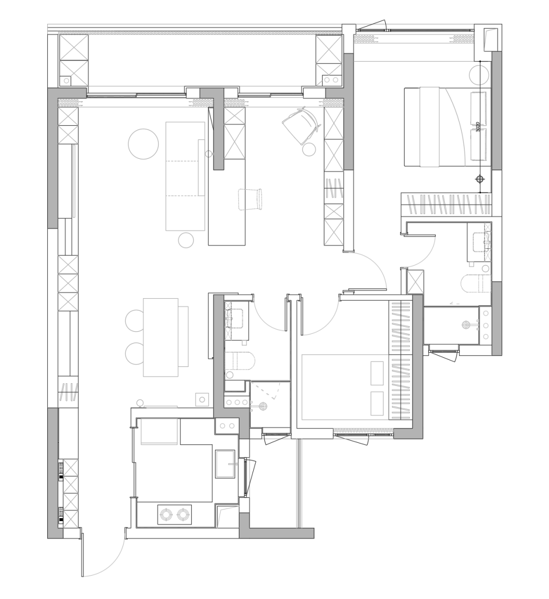 杭州拱墅杭樾润府精装修改造项目丨中国杭州丨本空设计工作室-10