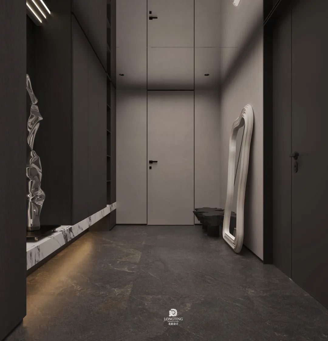 汀泽湾自然优雅家居空间设计丨龙庭设计-34