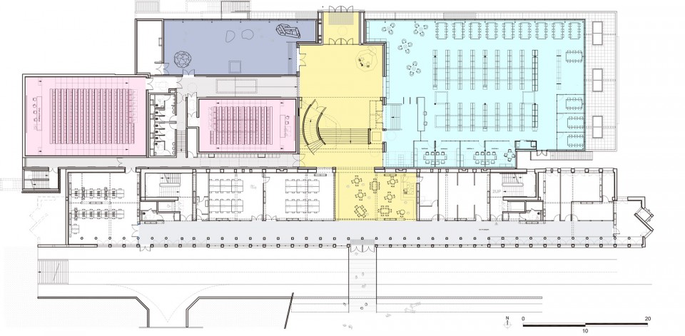 克莱蒙费朗建筑学院教学楼,法国,du Besset – Lyon-16