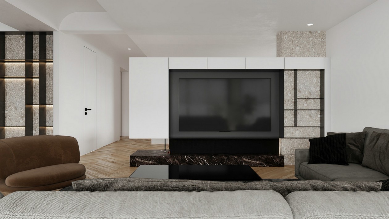 高级色系黑白灰空间搭配 超有气质-3