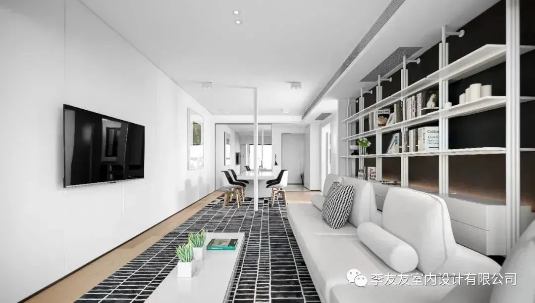 极简江景宅丨李友友室内设计公司-4