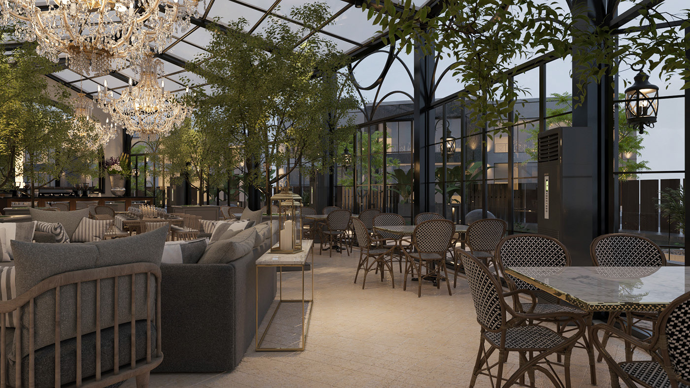 乐卡菲餐厅丨NINETR DESIGN HOUSE-15