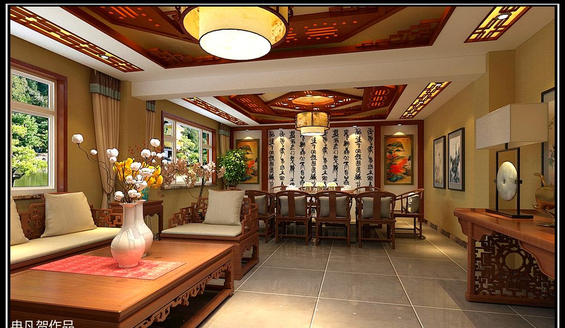 饰家部落打造中式酒店设计典范-8