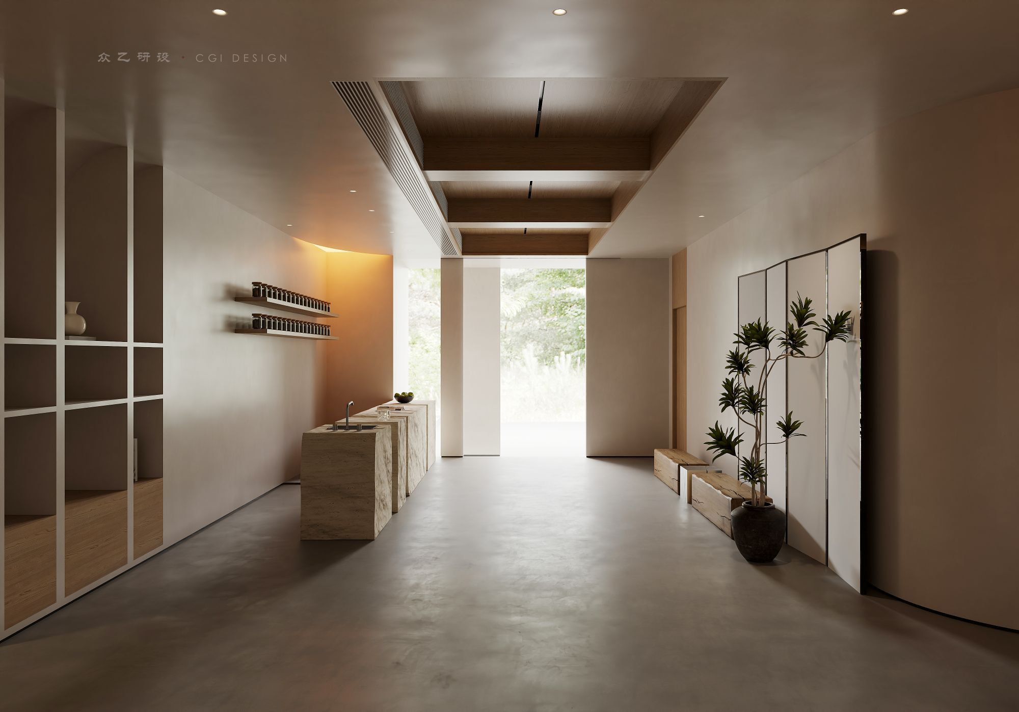 感受下瑜设计团队的民宿大堂-13