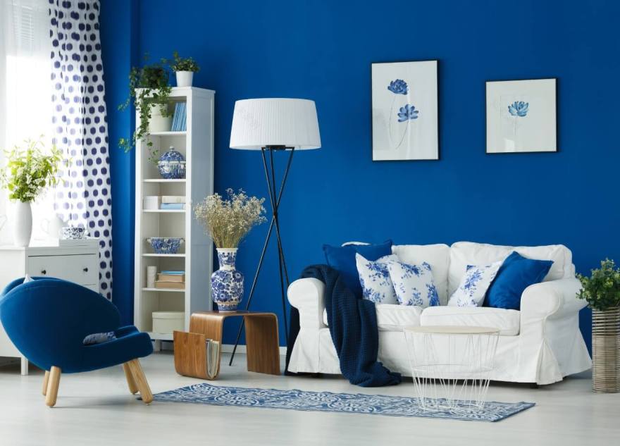 Kolor granatowy we wnętrzach - porady i inspiracje - PLN Design-4