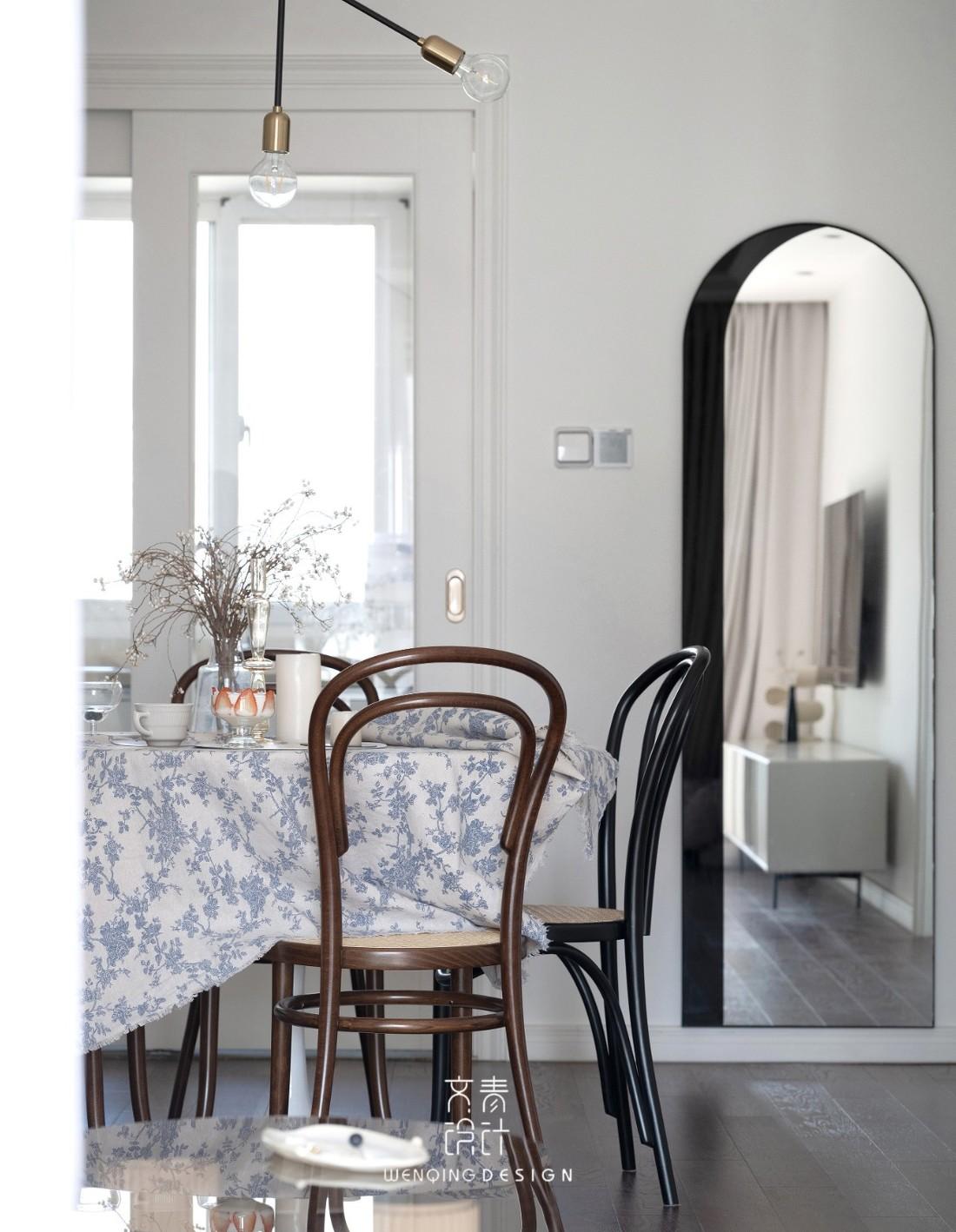 归素丨禅意与现代的客厅与卧室设计-12