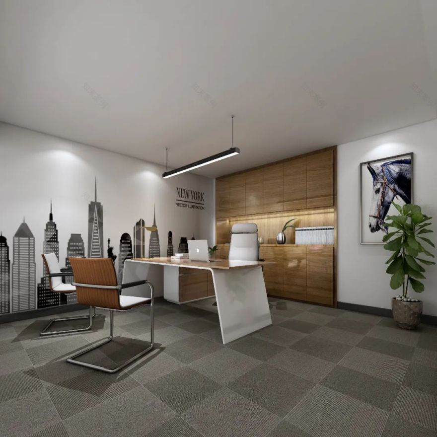 《墨间》——书法灵感与现代办公空间的完美融合-17