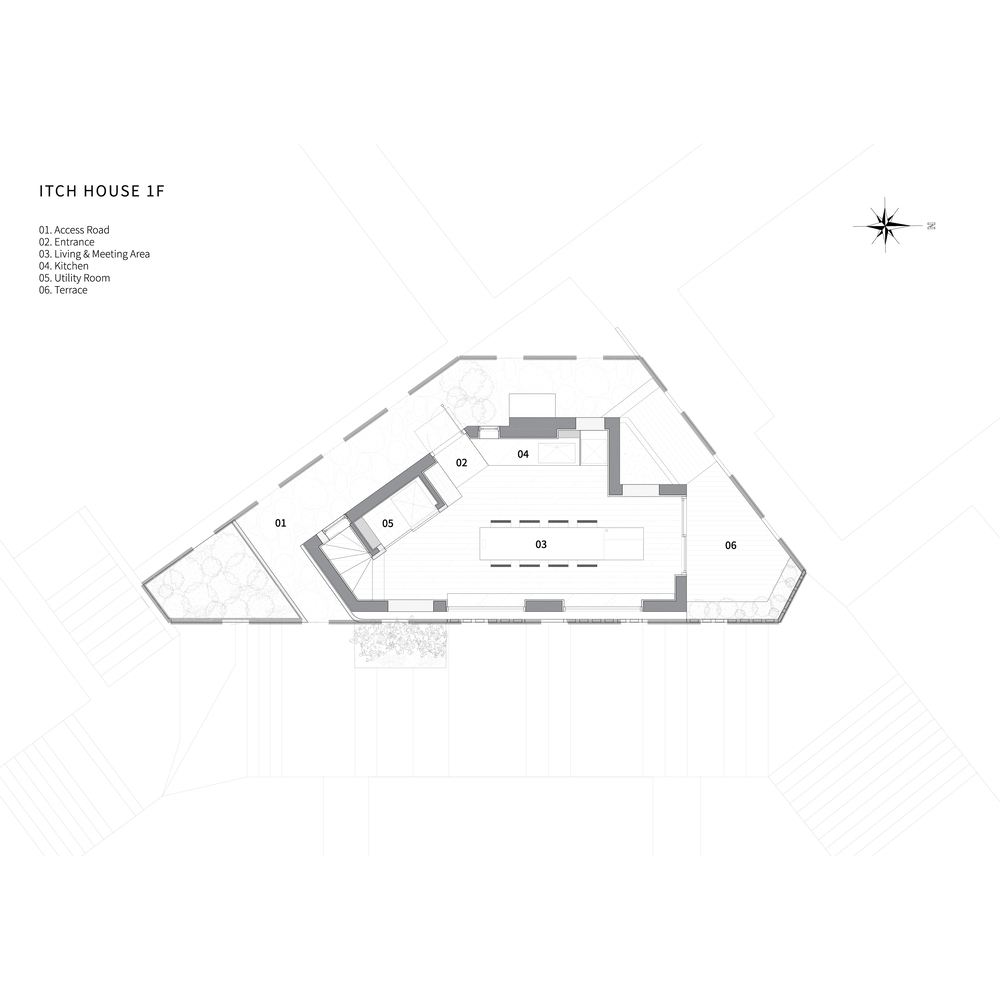 韩国 Junggu 区 ITCH House丨韩国首尔丨Atelier ITCH-13