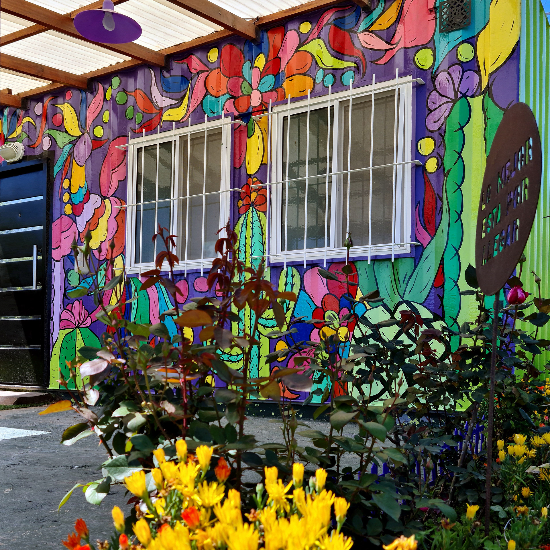 Mural Mexicano - Casa Container - a pedido-3