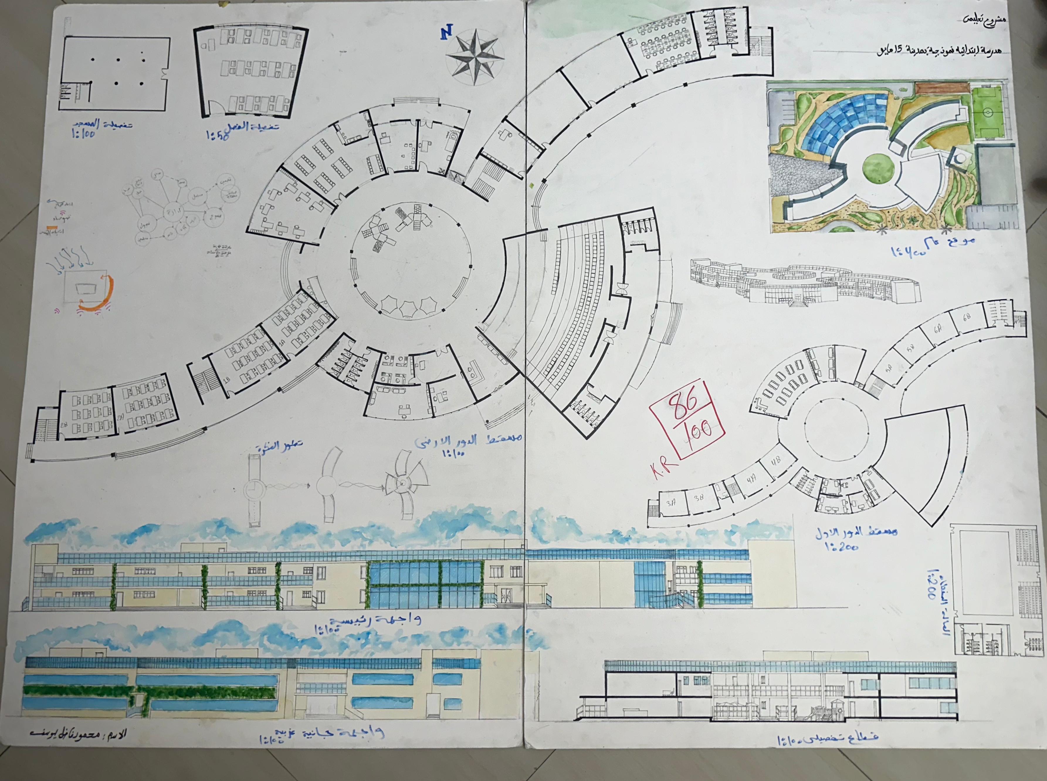 Elementary school project مشروع مدرسة ابتدائية-4