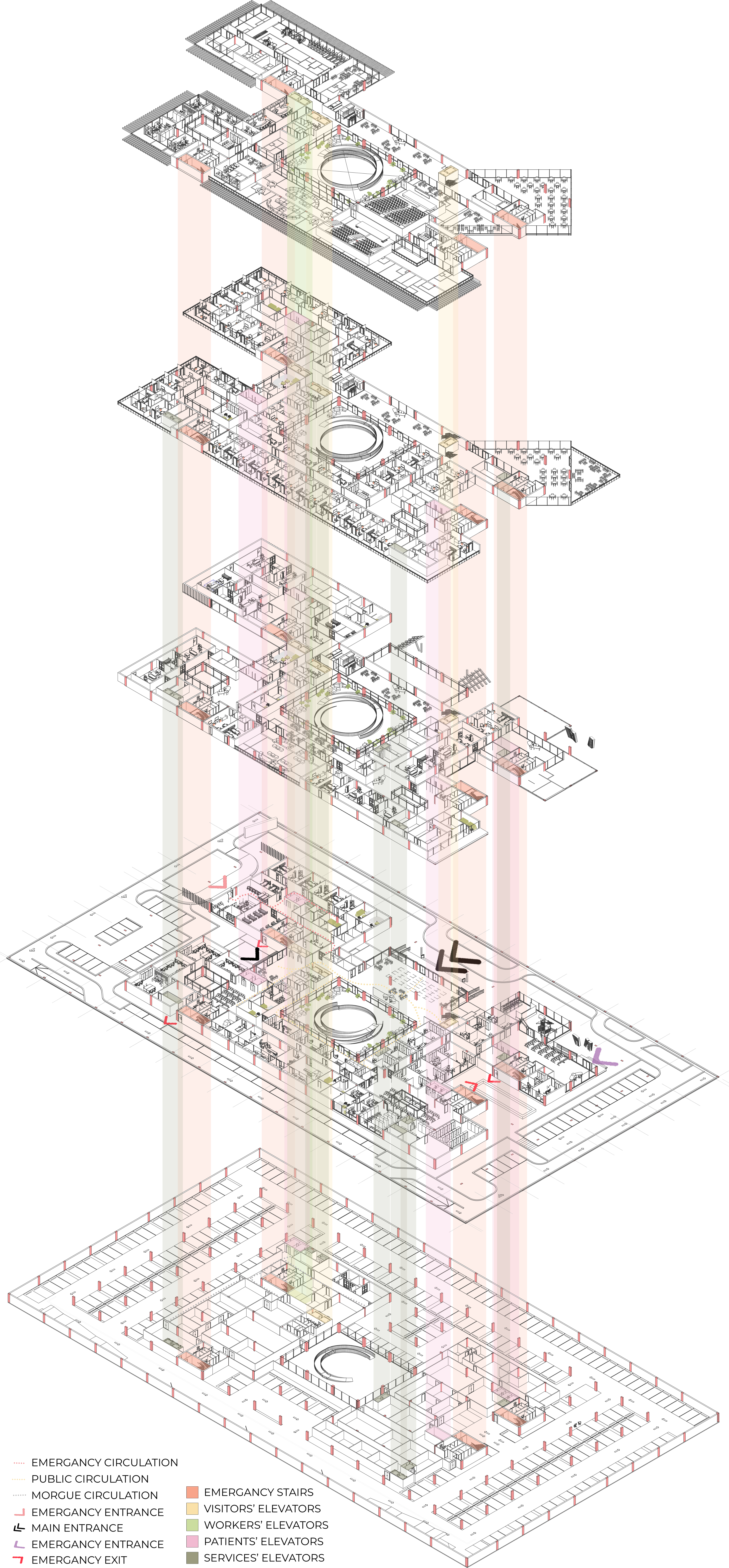 一日手术医院丨埃及丨开罗大学工程学院建筑系-28