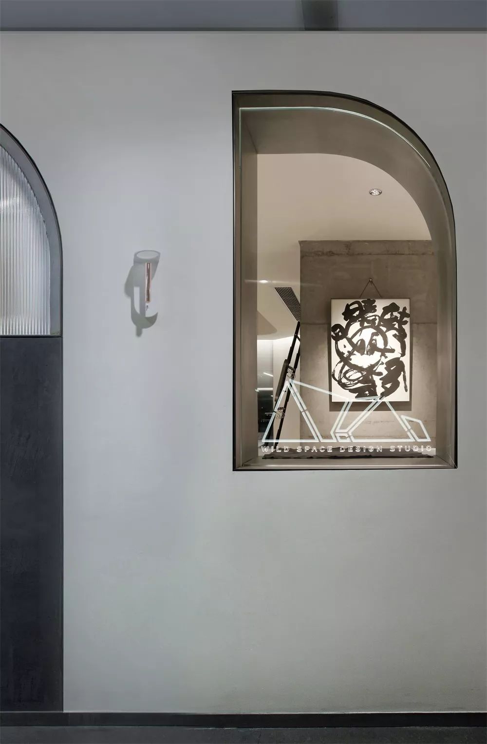 卧野空间设计事务所办公室——自由交流的弧形空间-22