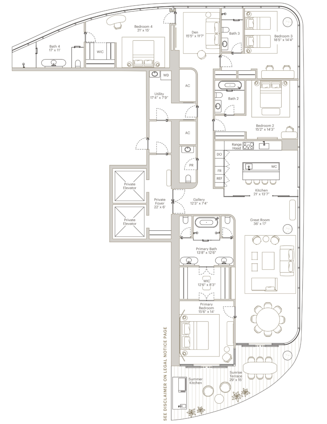 迈阿密光伏玻璃公寓楼丨美国迈阿密丨Arquitectonica-59