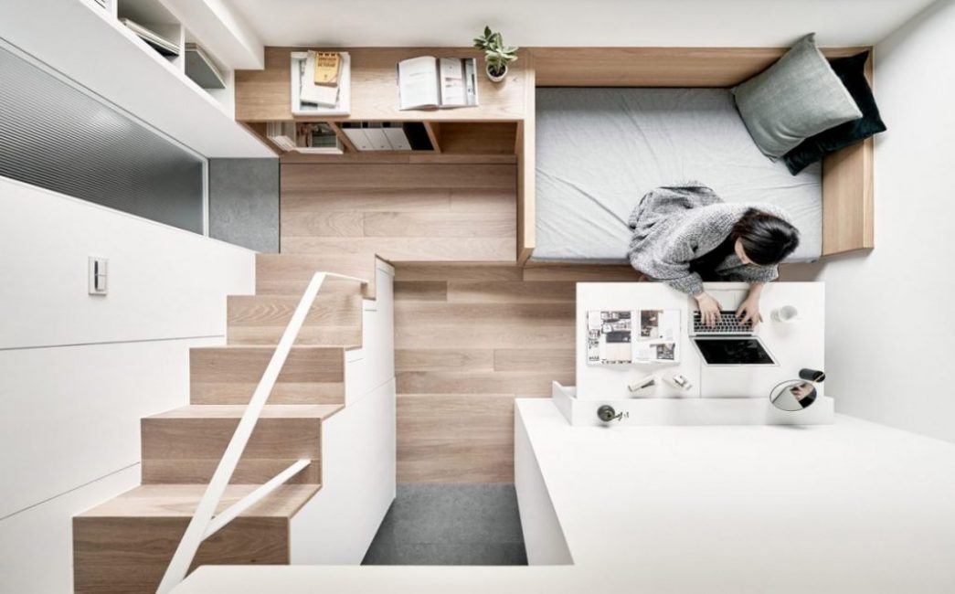 台湾17平米智能公寓改造丨中国台北丨台湾创意设计师团队-5