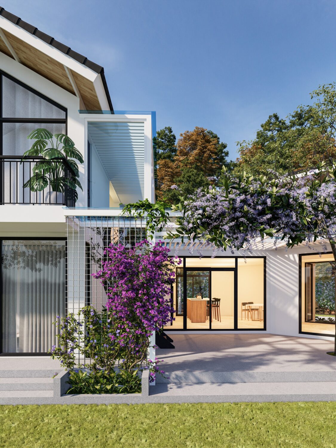 SketchUp 房屋外部模型丨Sang Nguyen-5