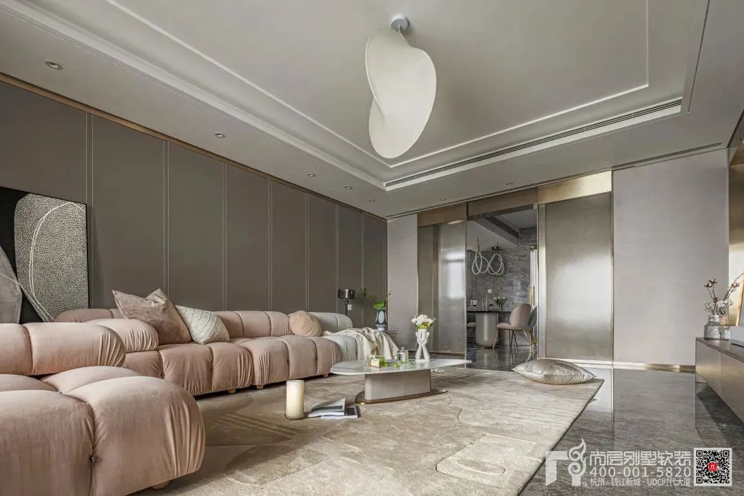 藕粉色温柔空间丨中国杭州丨杭州尚层装饰-11