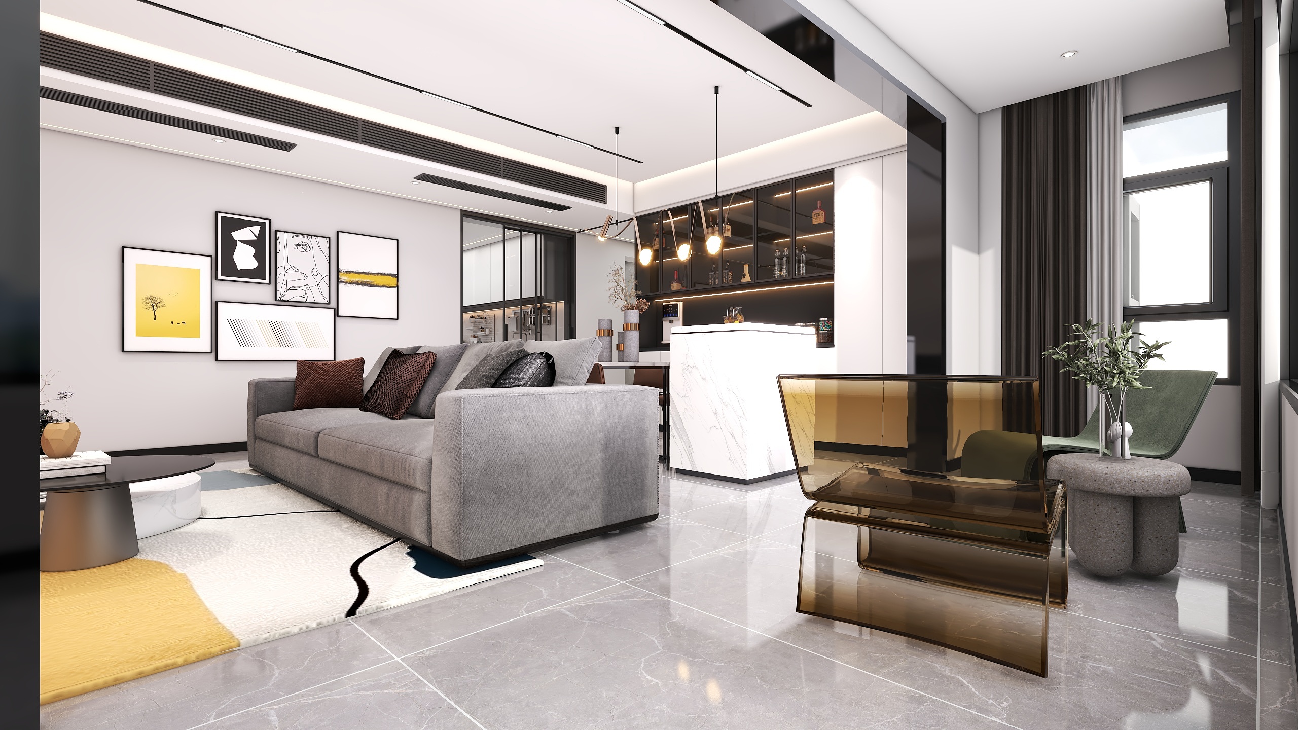 四川成都华府悦璟（114平方现代简约三居室）-36