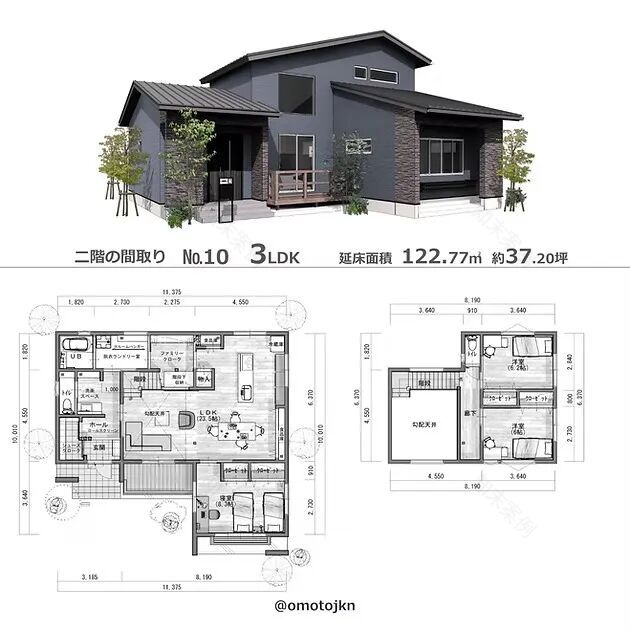 日式住宅附平面图案例-18