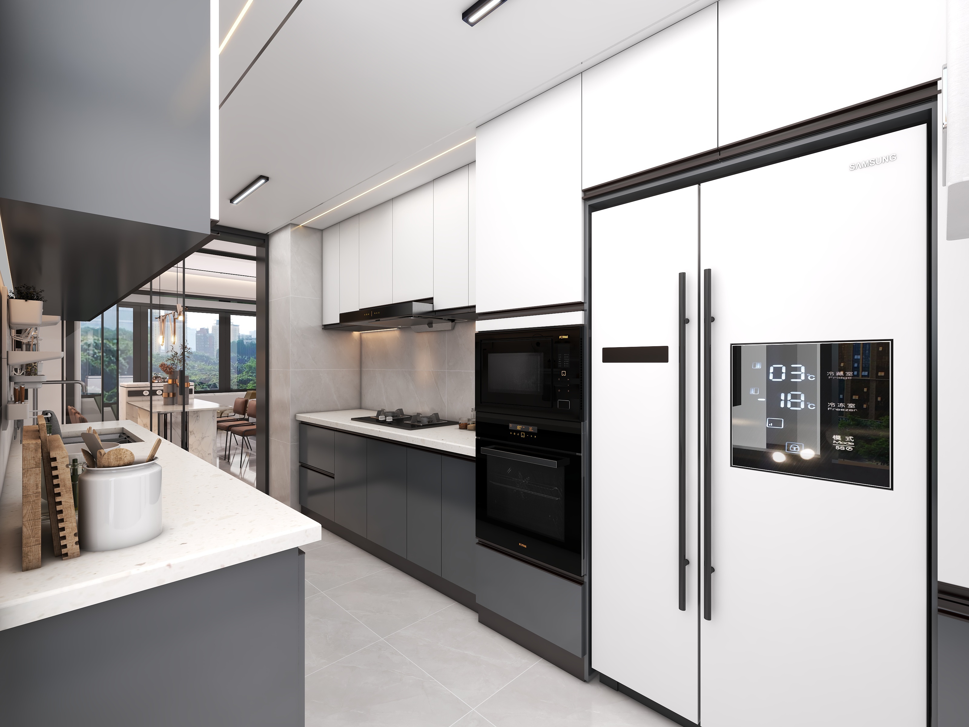 四川成都华府悦璟（114平方现代简约三居室）-73