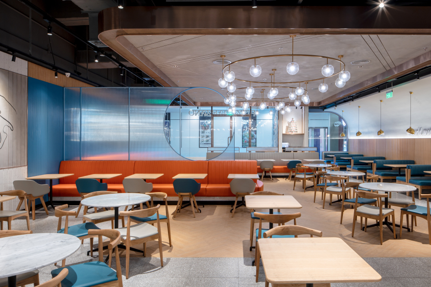 厦门 SM 生活中心“Pizzamarzano”餐厅 | 圆形元素打造的意式空间-7