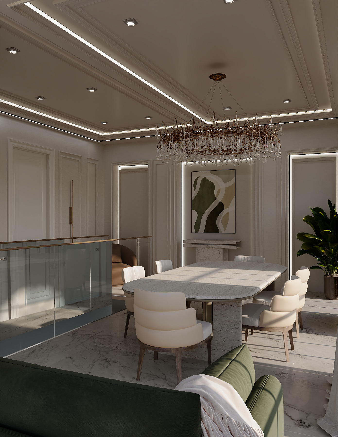 Living Room Design Neo Classic-7