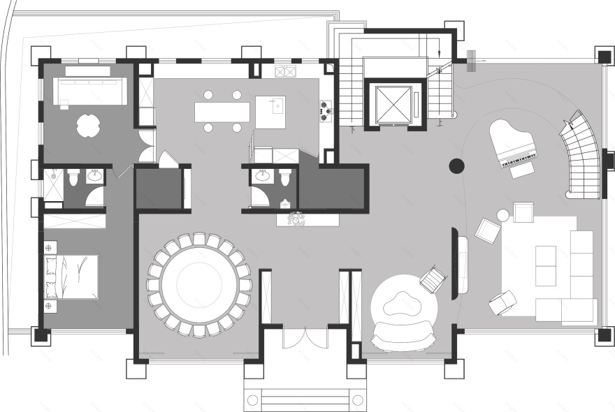 意法雅奢·探寻永恒之境丨中国九江丨魔戏空间设计&ABDdesign-130