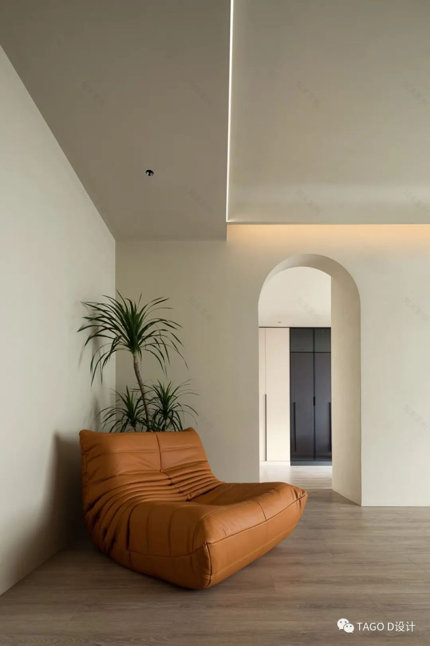 杭州君临天下极简诧寂风格大平层设计丨中国杭州丨浙江天工装饰工程有限公司 TAGO D 设计工作室-61