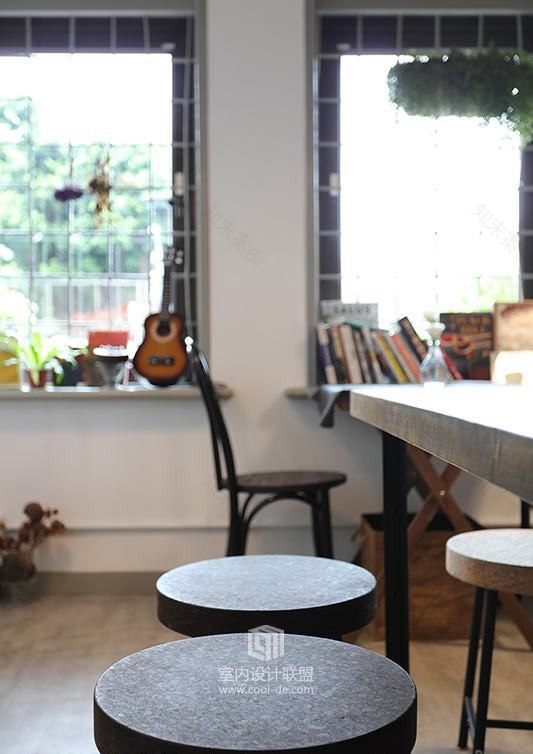 名尧设计--小清新质感 轻工业咖啡厅-27