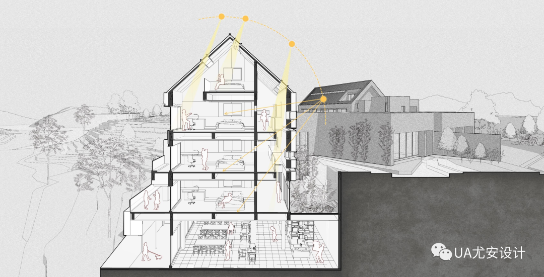 安吉五峰山运动村松月半岛酒店设计丨中国浙江丨不详-33