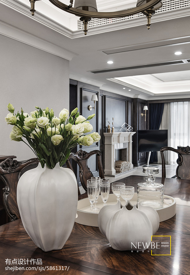 三居245平米装修案例《New England》丨有点设计-14