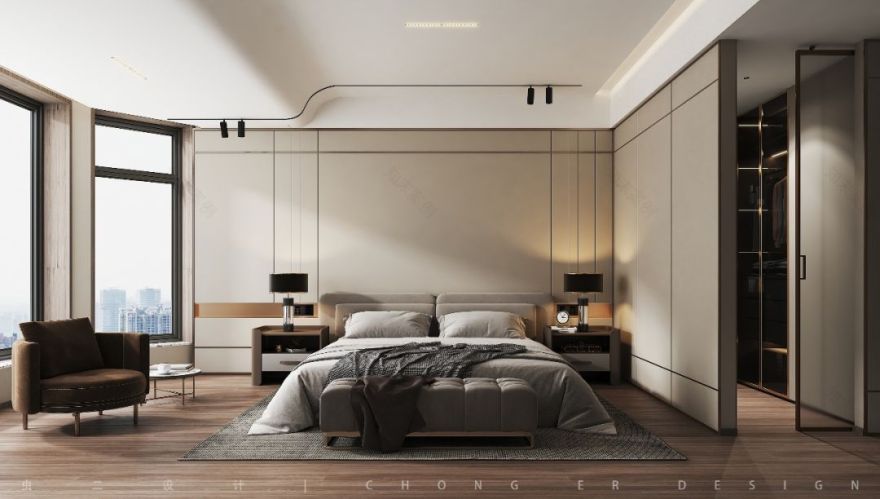 新泰铭流府邸别墅设计丨虫二设计-43