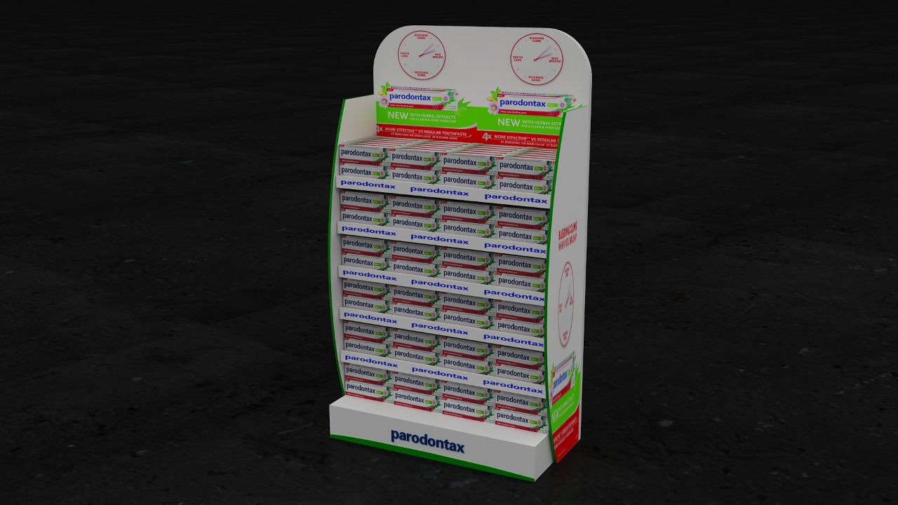 Paradontax display stand 6 options-5