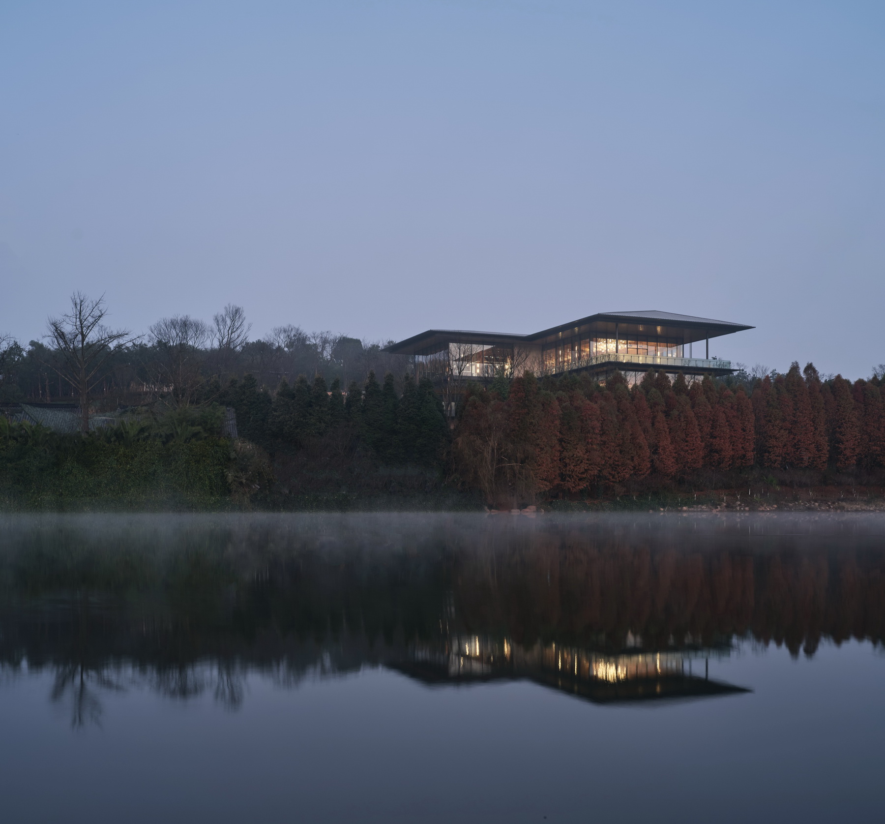 意思桥康旅小镇九溪云舒，售楼处建筑丨中国昆明丨上海尤安建筑设计股份有限公司-7