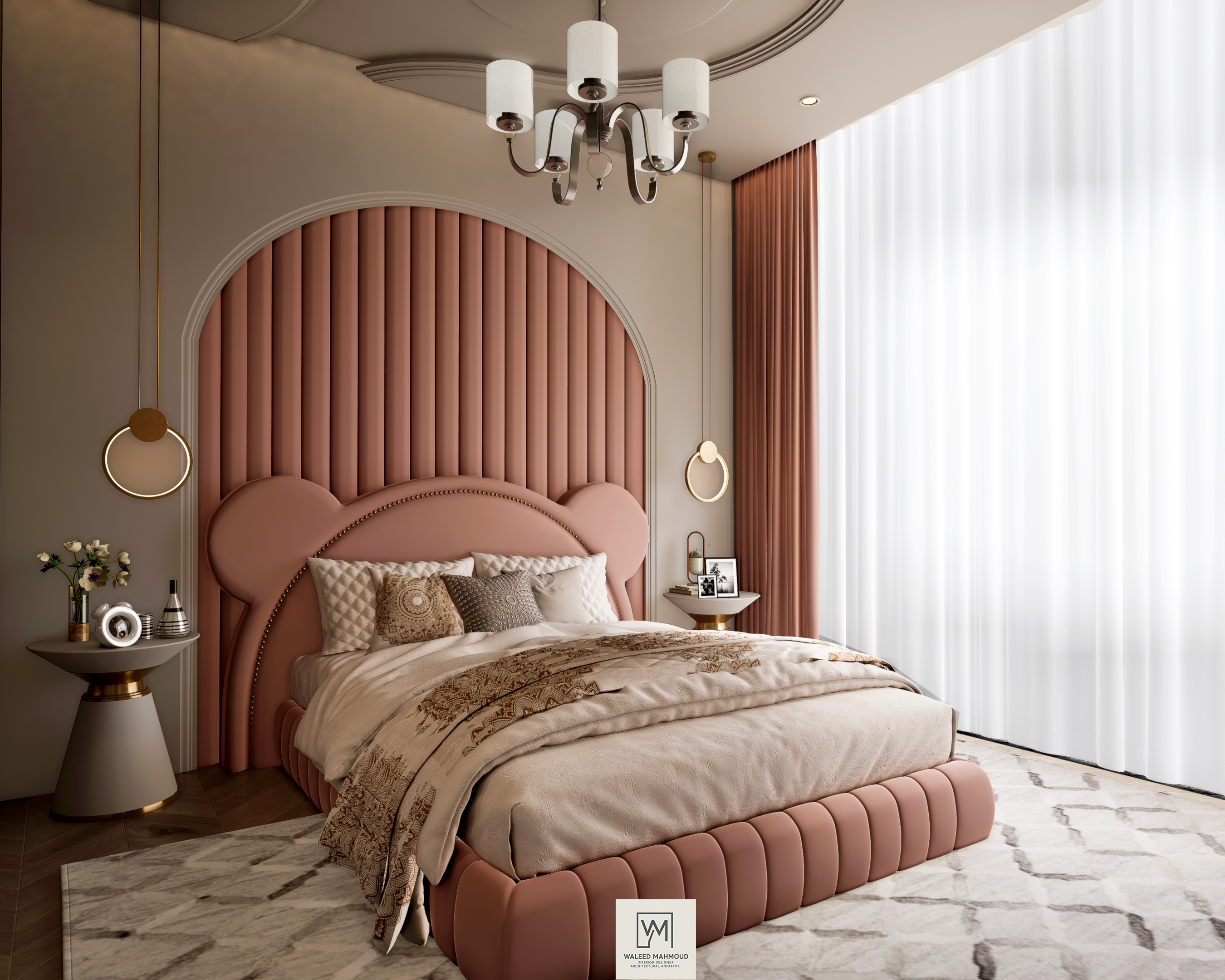 Soft Elegance | Girls Bedroom Design-4