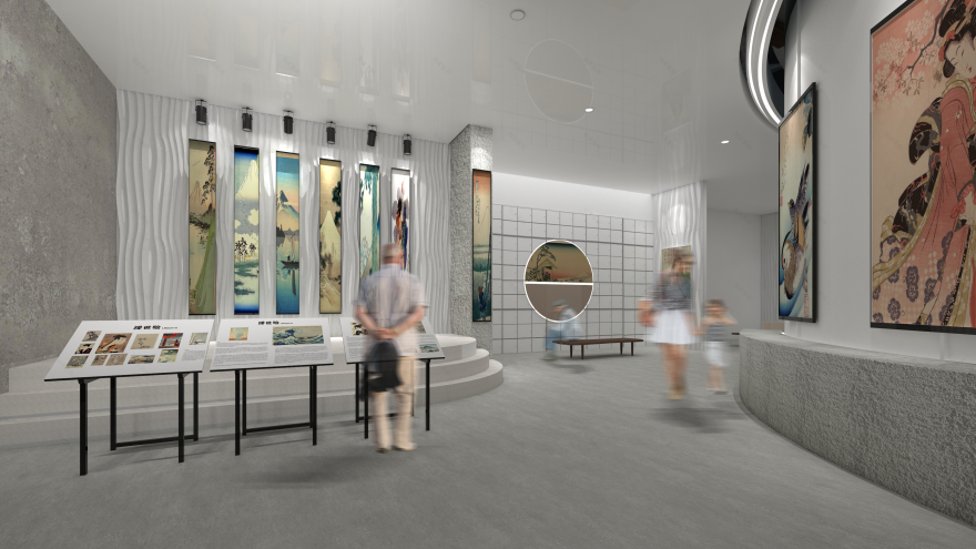 日本荻屋美术馆项目丨泰国艺术大学装饰艺术学院室内设计专业学生-3