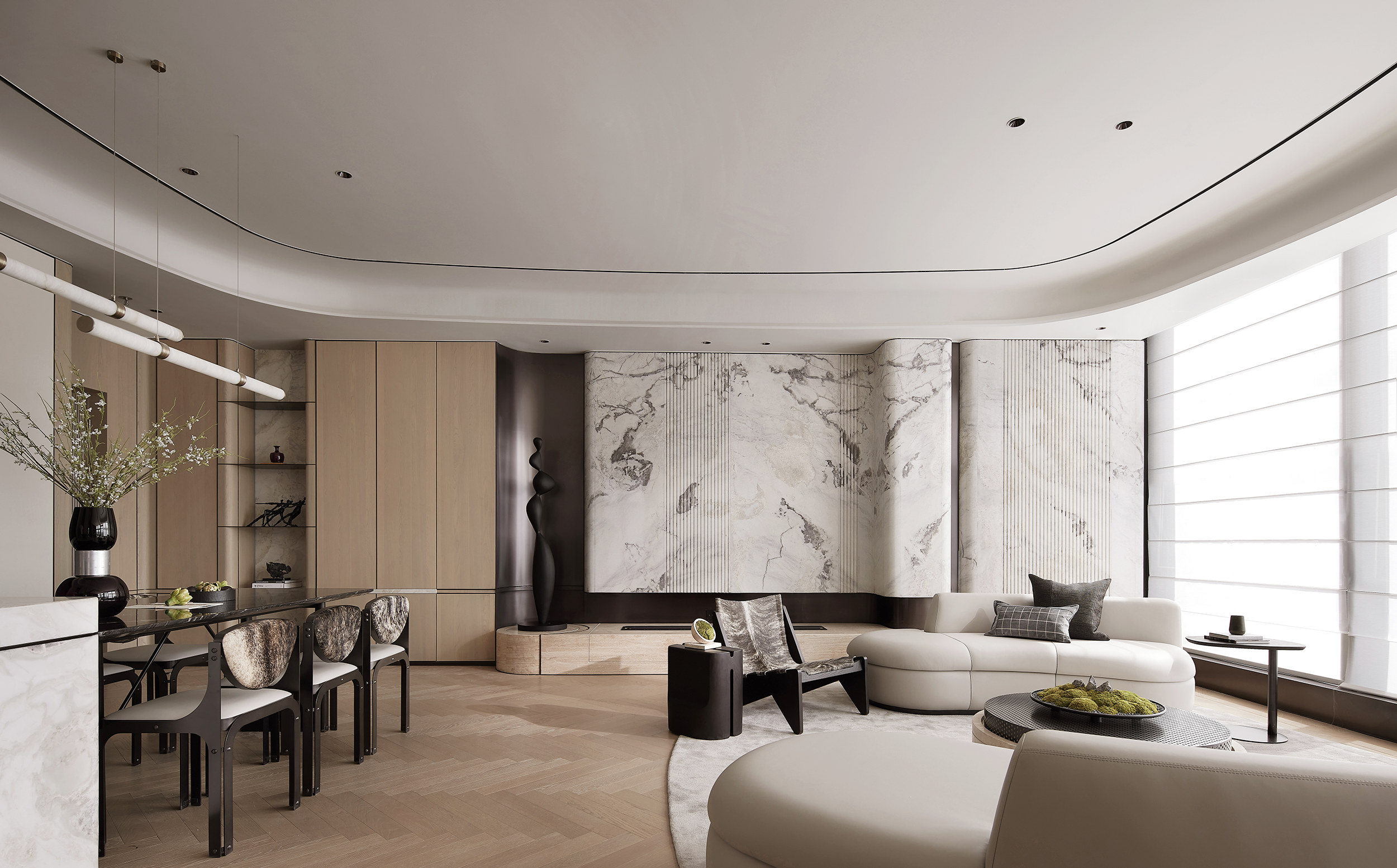 云端大平层 演绎低奢都会生活丨零次方设计-16