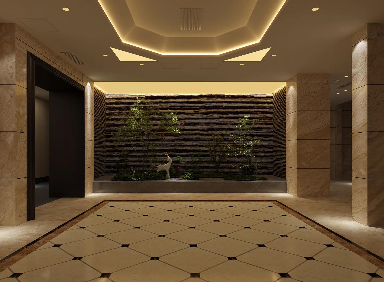 自然元素 打造放松空间的洗浴中心设计-4