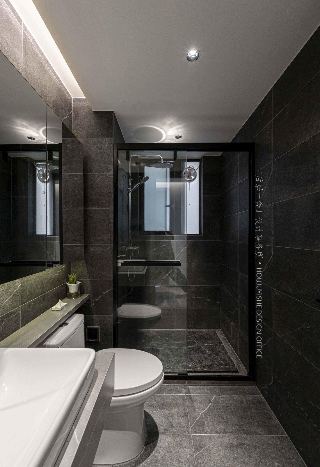 120 平现代质感极简之家-16