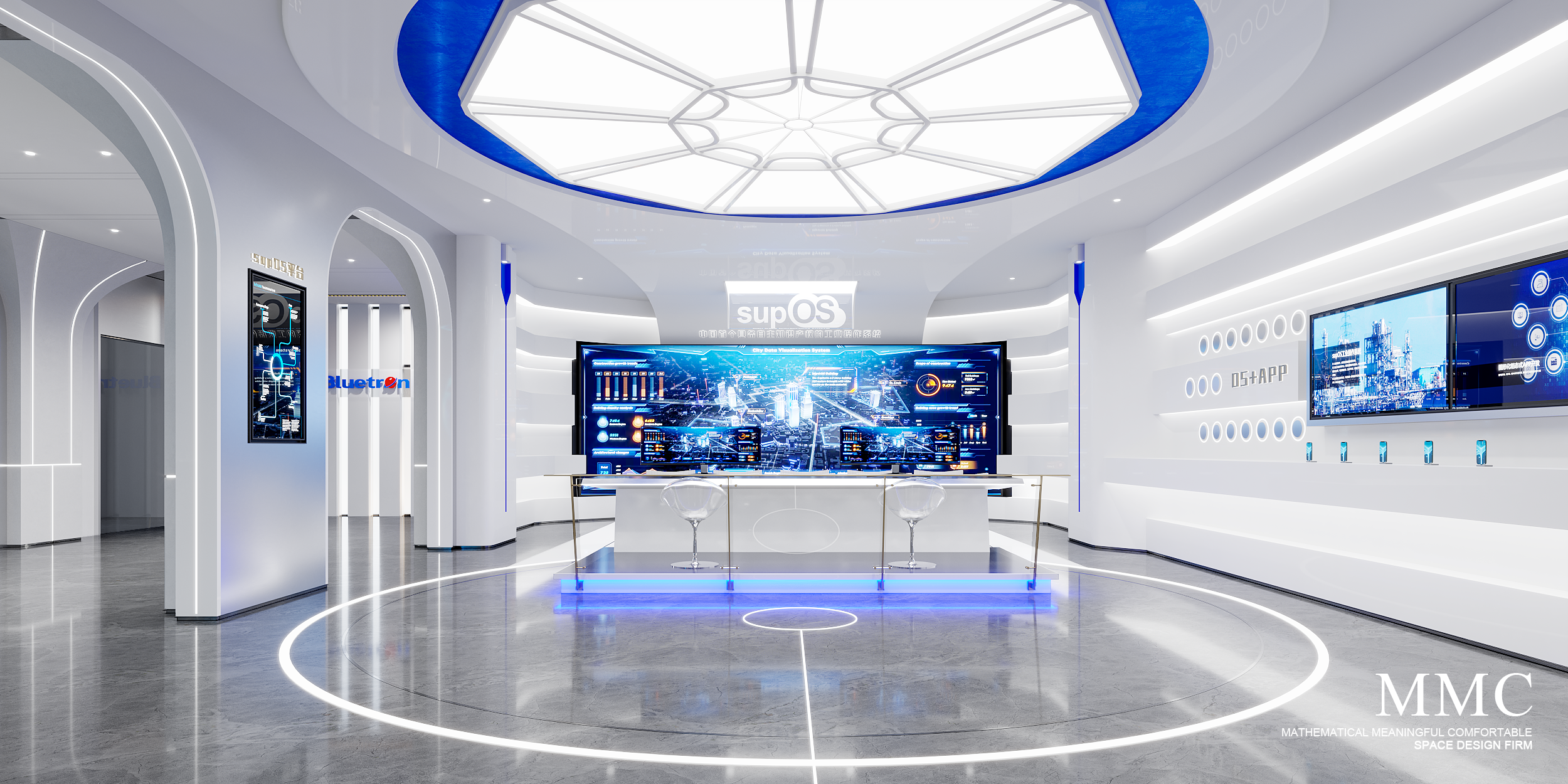宁波蓝卓工业互联网展厅设计丨中国宁波丨MMC X 宁波科导文化科技-17