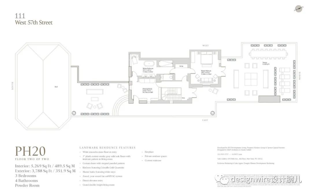 纽约施坦威大厦顶层豪宅，艺术与景观的完美融合-130