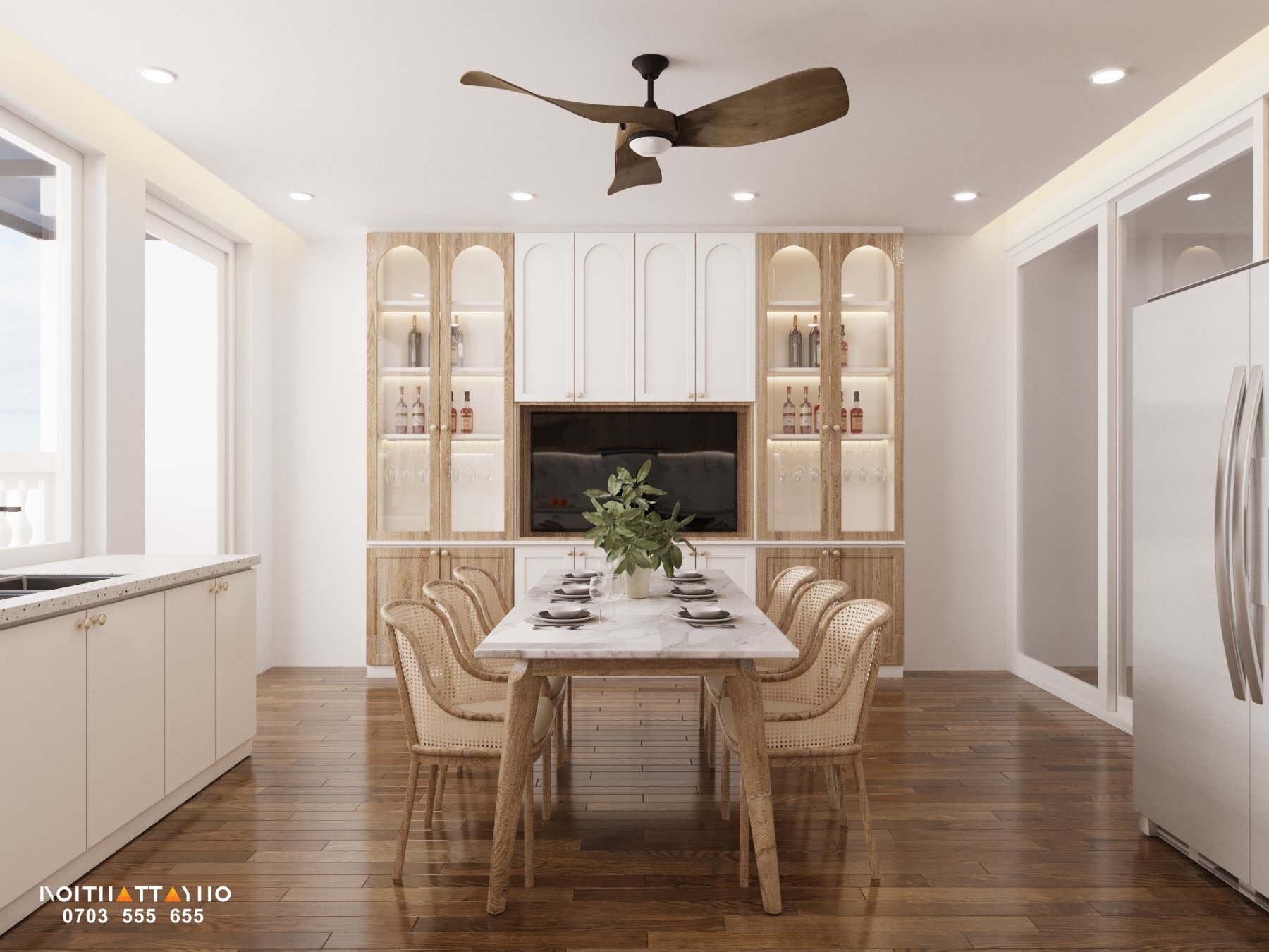 Indochine  Rustic 风格别墅室内设计丨越南河内丨Tay Ho 家具公司-36