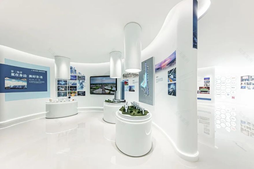 科技感与未来|三爱富内蒙古万豪氟化工展厅-13