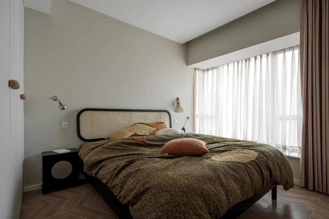 柔美复古风,79m²小两室婚房的精致设计-49