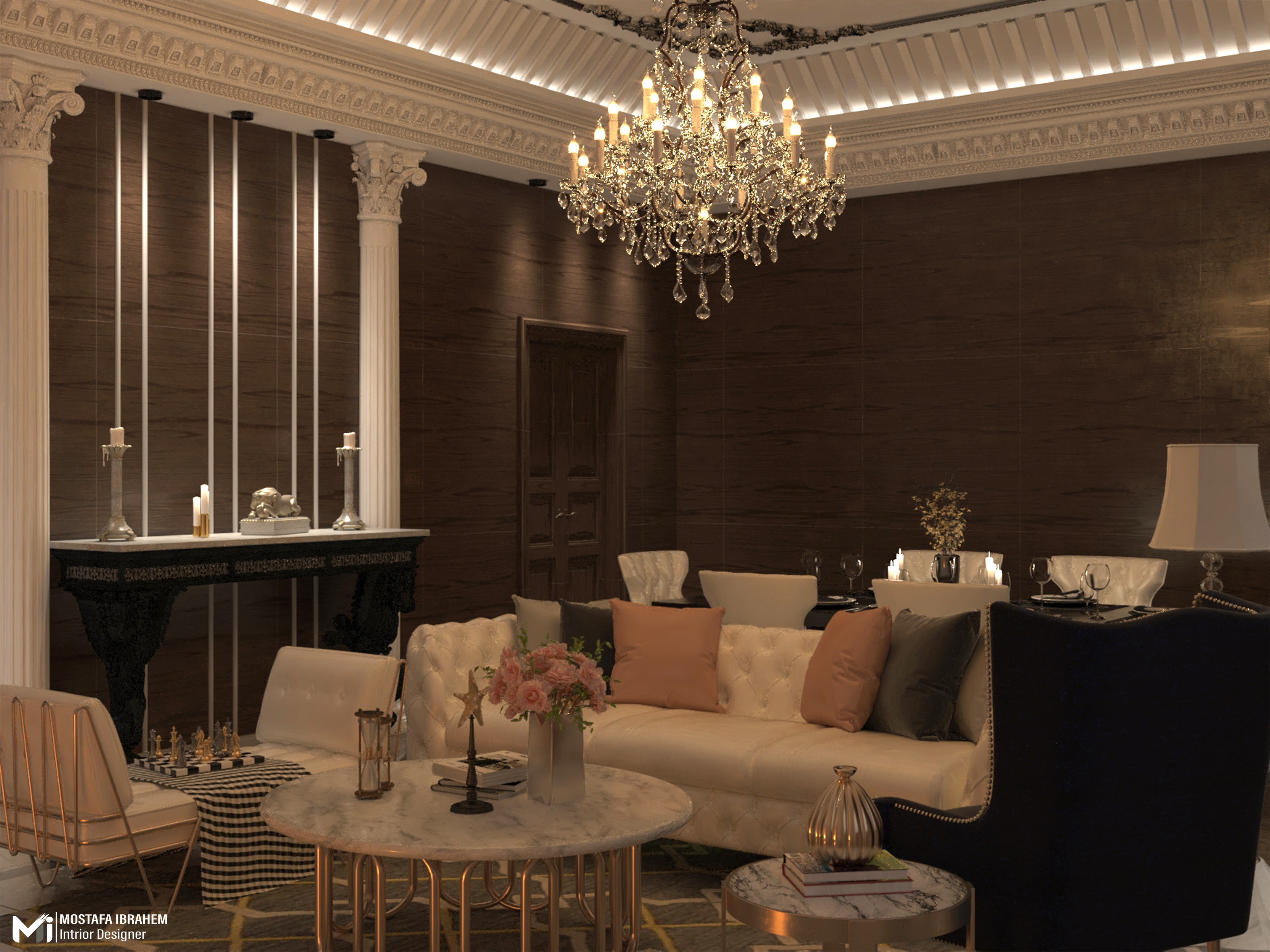 European Style Living & Dining Room-6