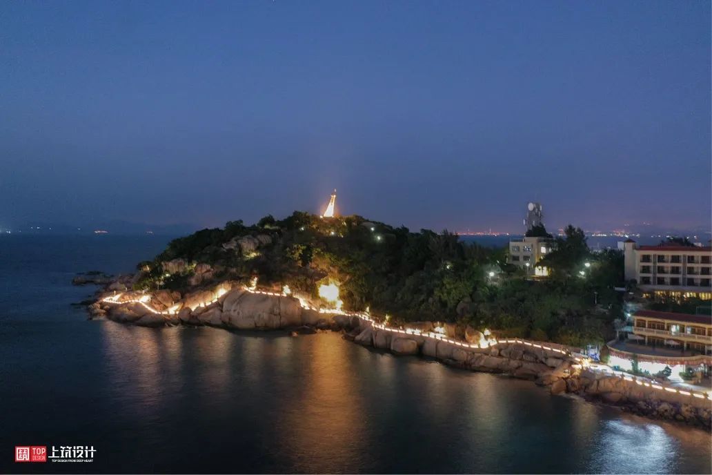珠海外伶仃岛夜游景观设计丨中国珠海丨上筑国际照明设计（深圳）有限公司-21