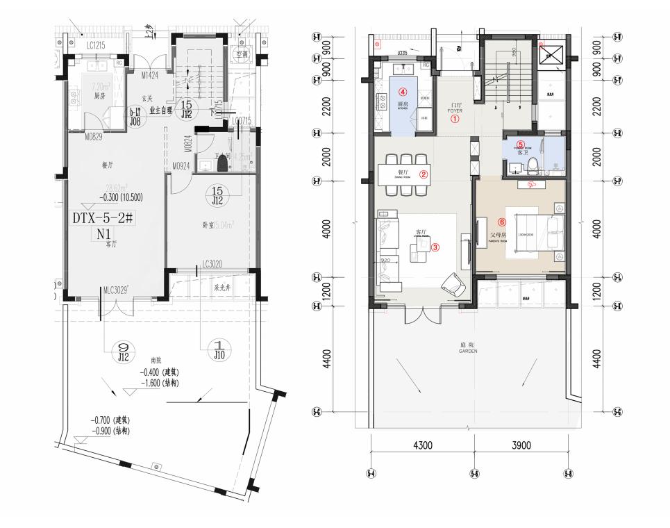 芜湖古城二期别墅N1户型丨中国芜湖丨D&T鼎图设计-51