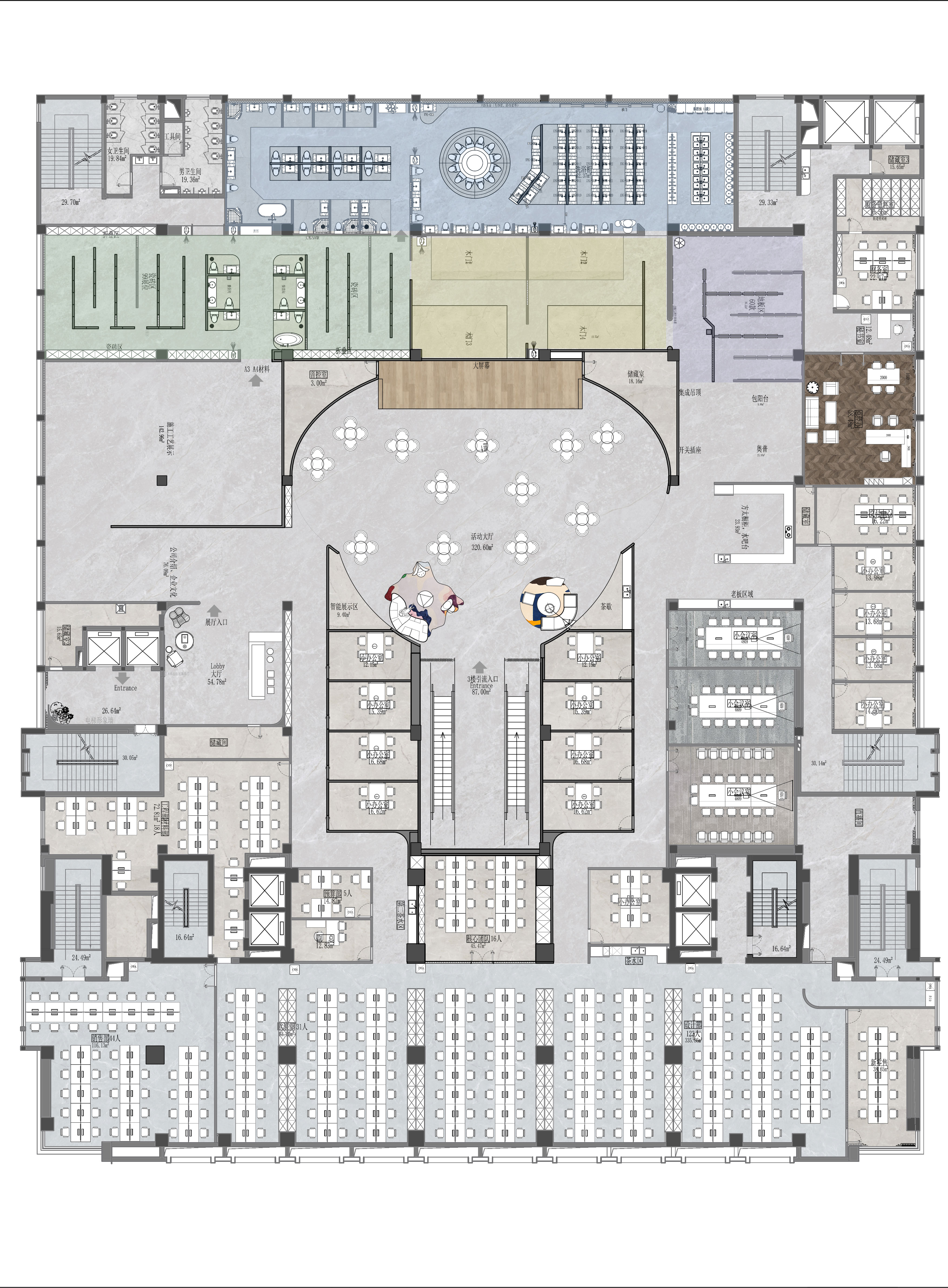 圣都新材料展厅项目丨LD 设计-3
