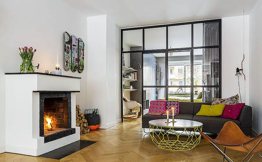 瑞典混搭色彩椅子装饰设计-1