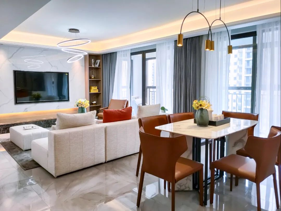 港式现代风打造漓江畔诗意栖居,细节尽显生活仪式感-96