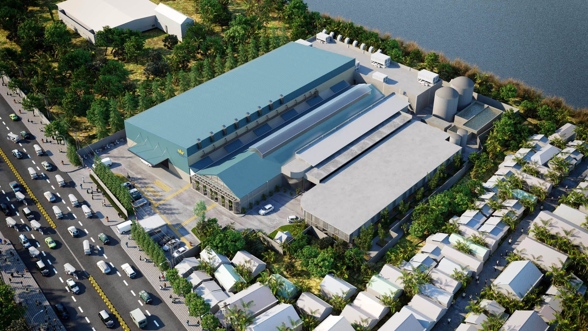 英国烟草柬埔寨工厂变身创意办公空间-10